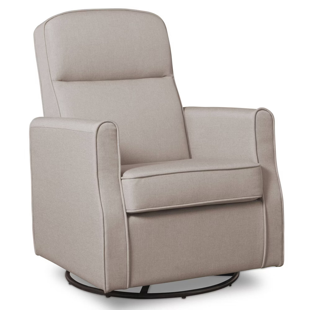 Delta Children Blair Slim Nursery Glider Swivel Rocker Chair - Taupe | Target