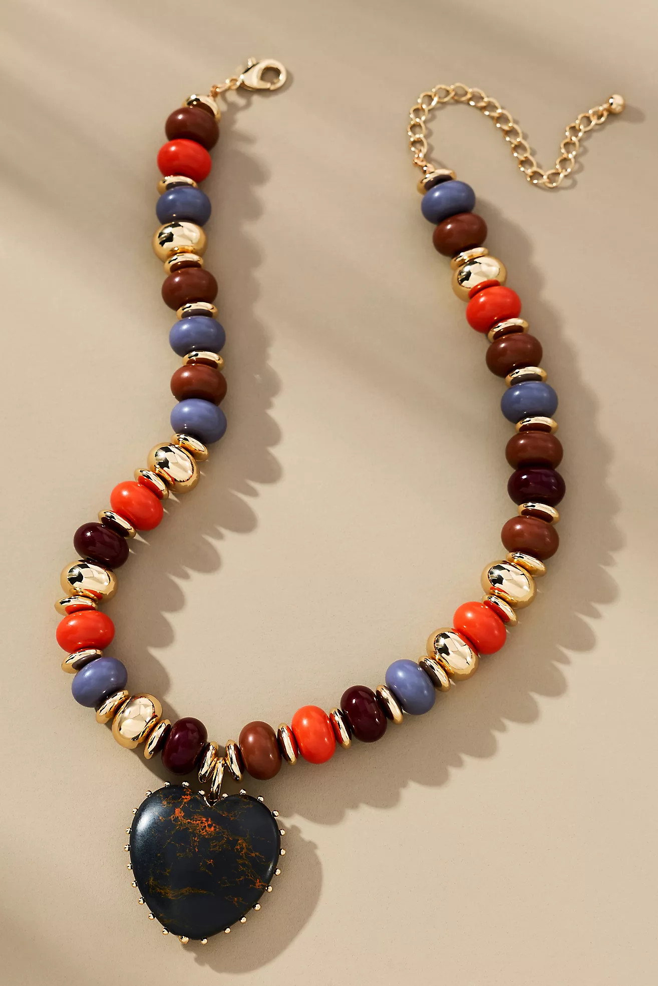 By Anthropologie Beaded Charm Necklace | Anthropologie (US)