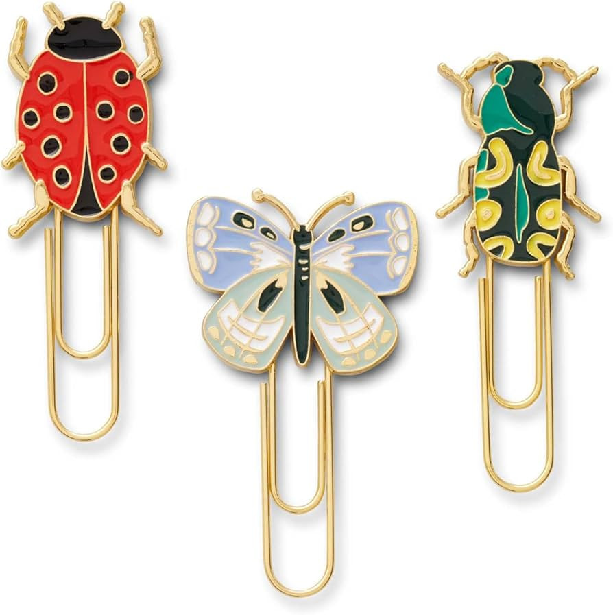 RIFLE PAPER CO. Curio Enamel Paper Clip Set, Use for Organizing, Decorating and More for Importan... | Amazon (US)