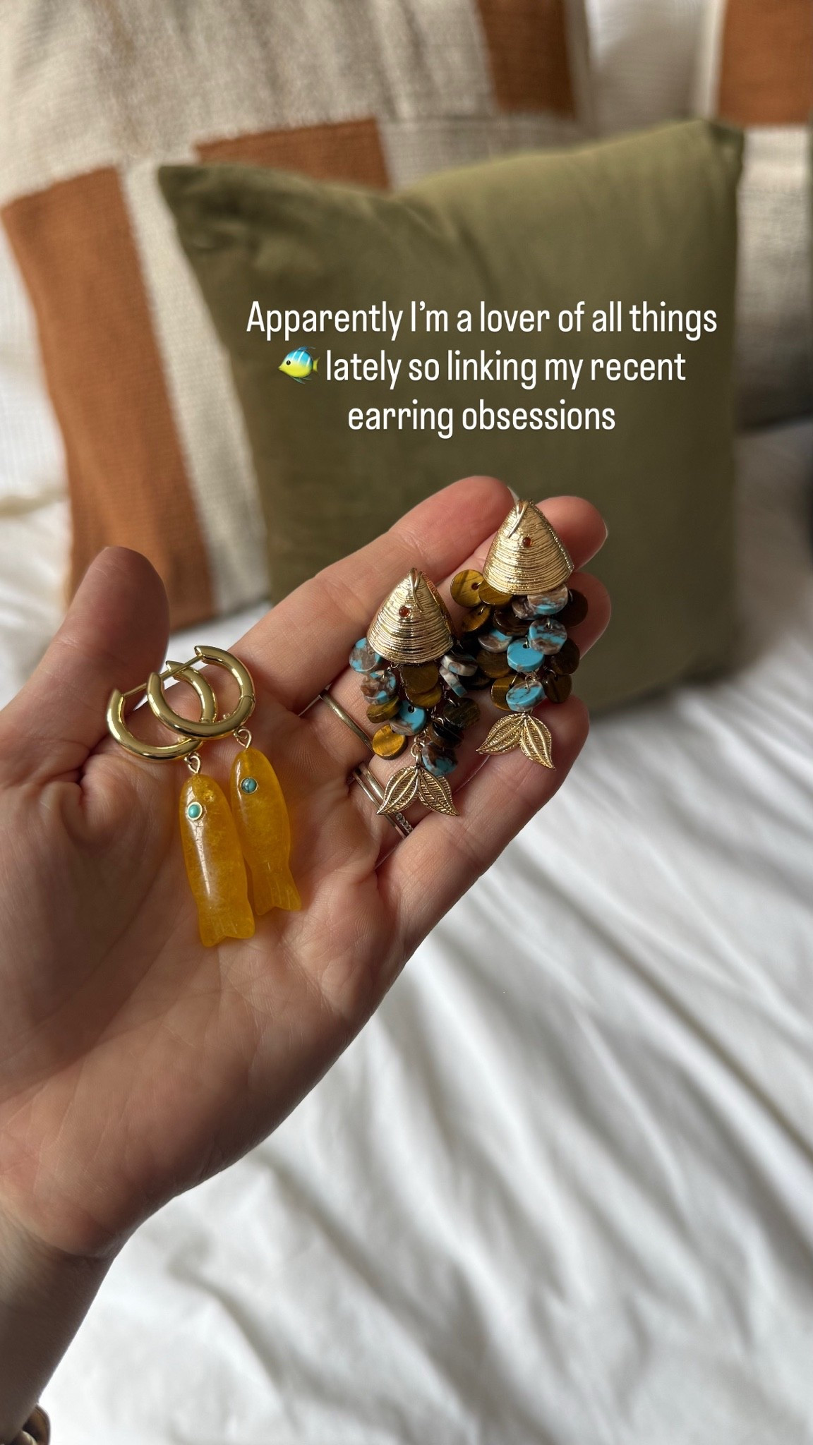 Bauble bar fish earrings and statement jewelry 💛 One of my favorite brands that lasts!

#LTKootd #LTKSaleAlert #LTKgrwm
