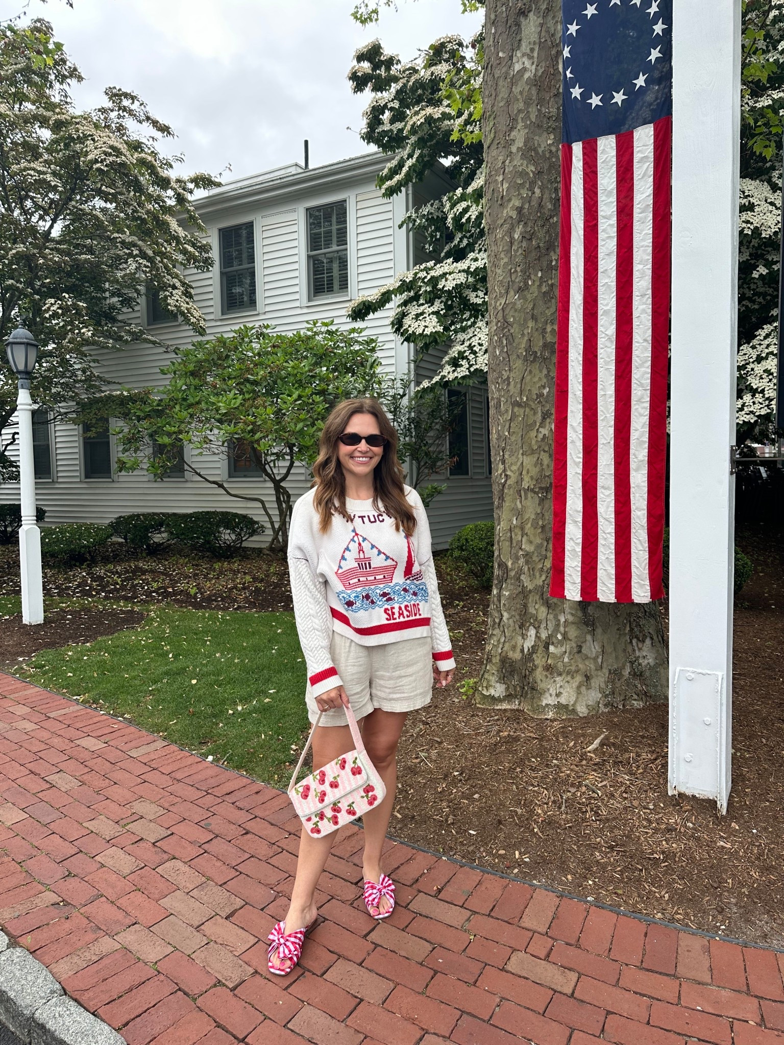 On the cape outfit of the day