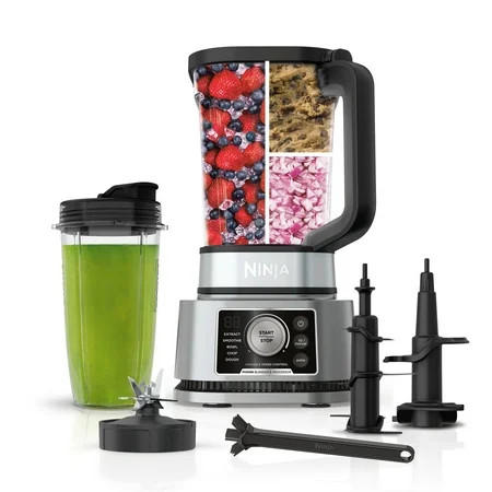 Ninja® Foodi® Power Blender & Processor System with Nutrient Extractor* 3in1 Blender 1200W 5 Auto-iQ | Walmart (US)