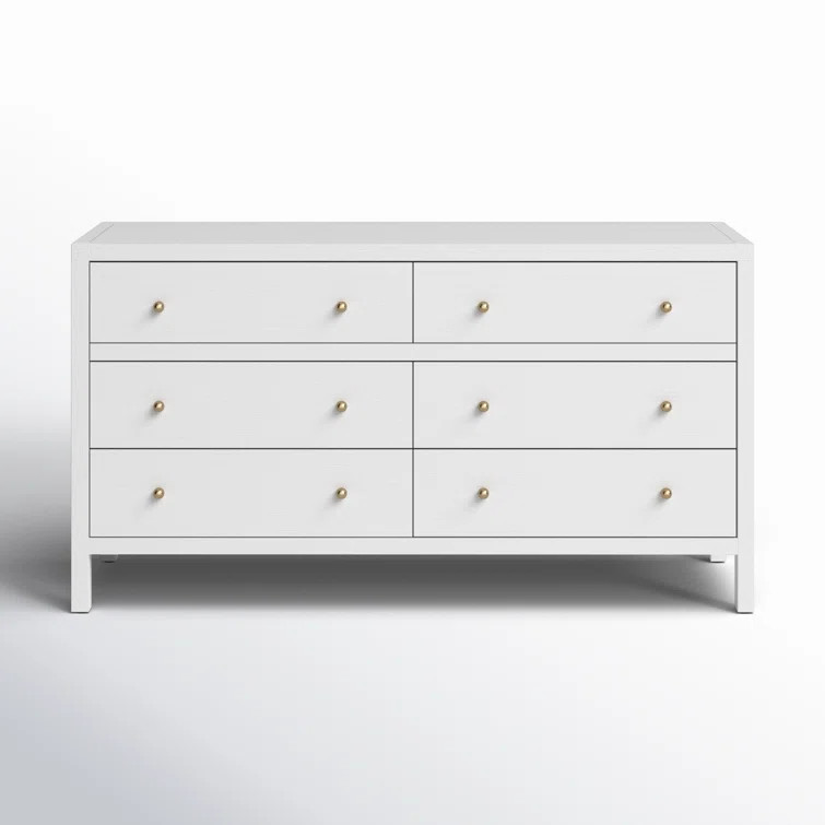 Celine 6 Drawer 60" W Double Dresser | Wayfair North America