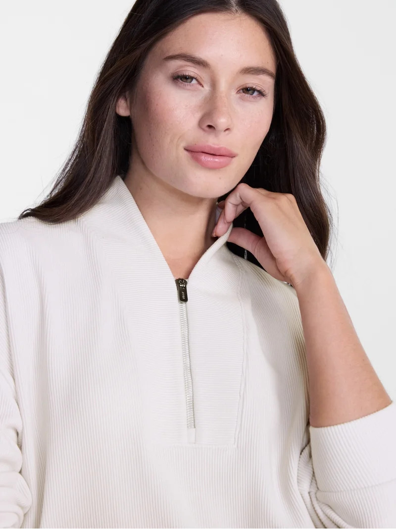 Avia Women's Ottoman Half Zip Pullover, Sizes XS-XXXL | Walmart (US)