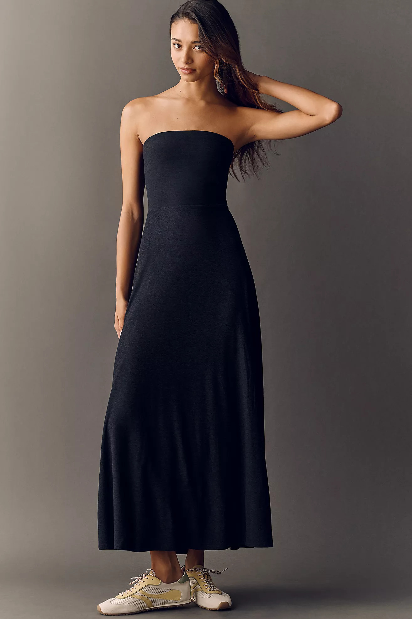 Beyond Yoga Featherweight Strapless Maxi Dress | Anthropologie (US)