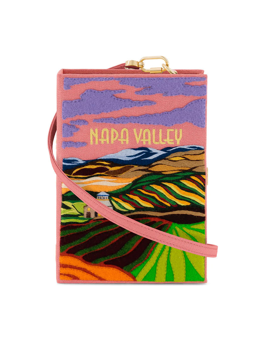Napa Valley Book Clutch with Strap | Elizabeth Anthony