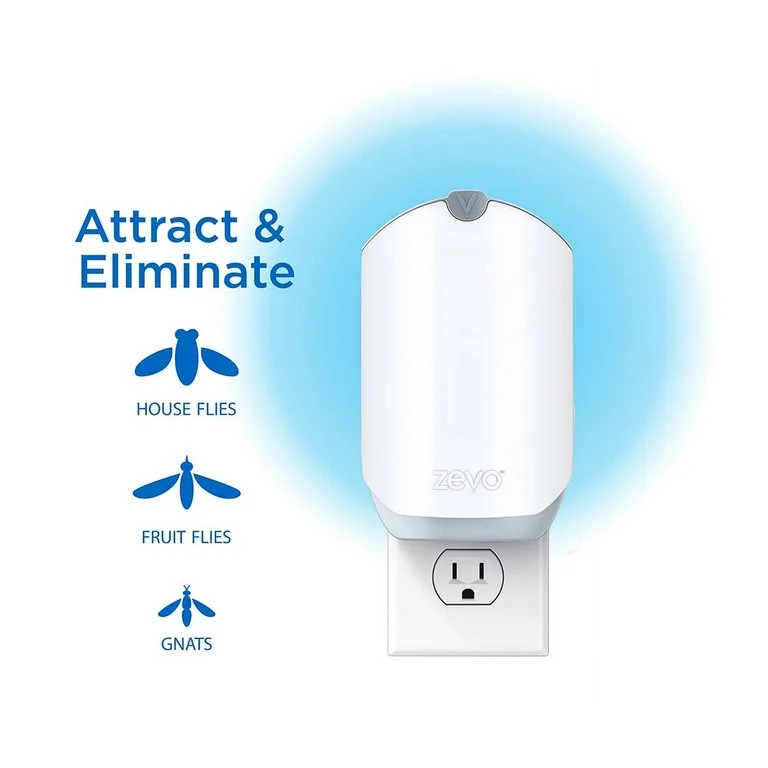 Zevo Flying Insect Trap Refills – 4 Cartridges - Walmart.com | Walmart (US)