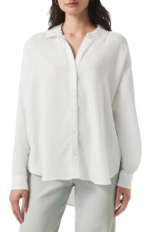 Splendid Ella Button-Up Shirt in White at Nordstrom, Size Small | Nordstrom