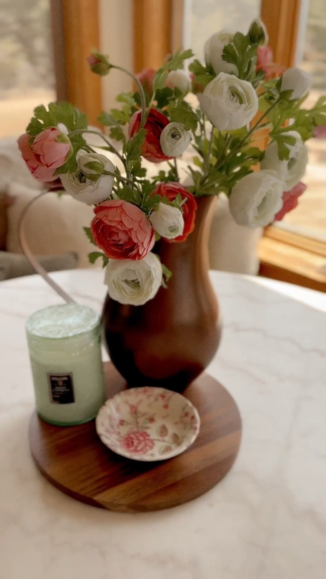 Transform your space with the simple addition of high-quality faux flowers, a unique found piece, and warmly colored items. This effortless blend creates a serene spring-summer atmosphere that brings joy and comfort, extending its inviting charm all the way through winter. Embrace the beauty of timeless decor that evolves with the seasons.

#HomeDecor #FauxFlowers #SeasonalStyling #InteriorInspo #CozyLiving #TimelessCharm #SeasonalDecor #FoundTreasures

#LTKHome #LTKWatchNow #LTKSeasonal