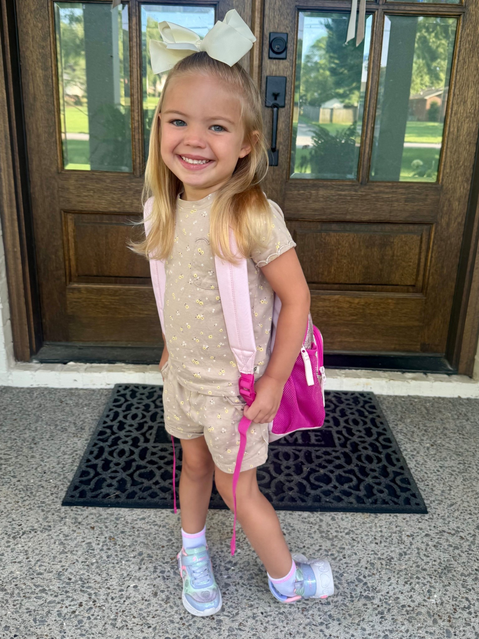 Toddler set, toddler girl, summer, spring, Walmart, shorts