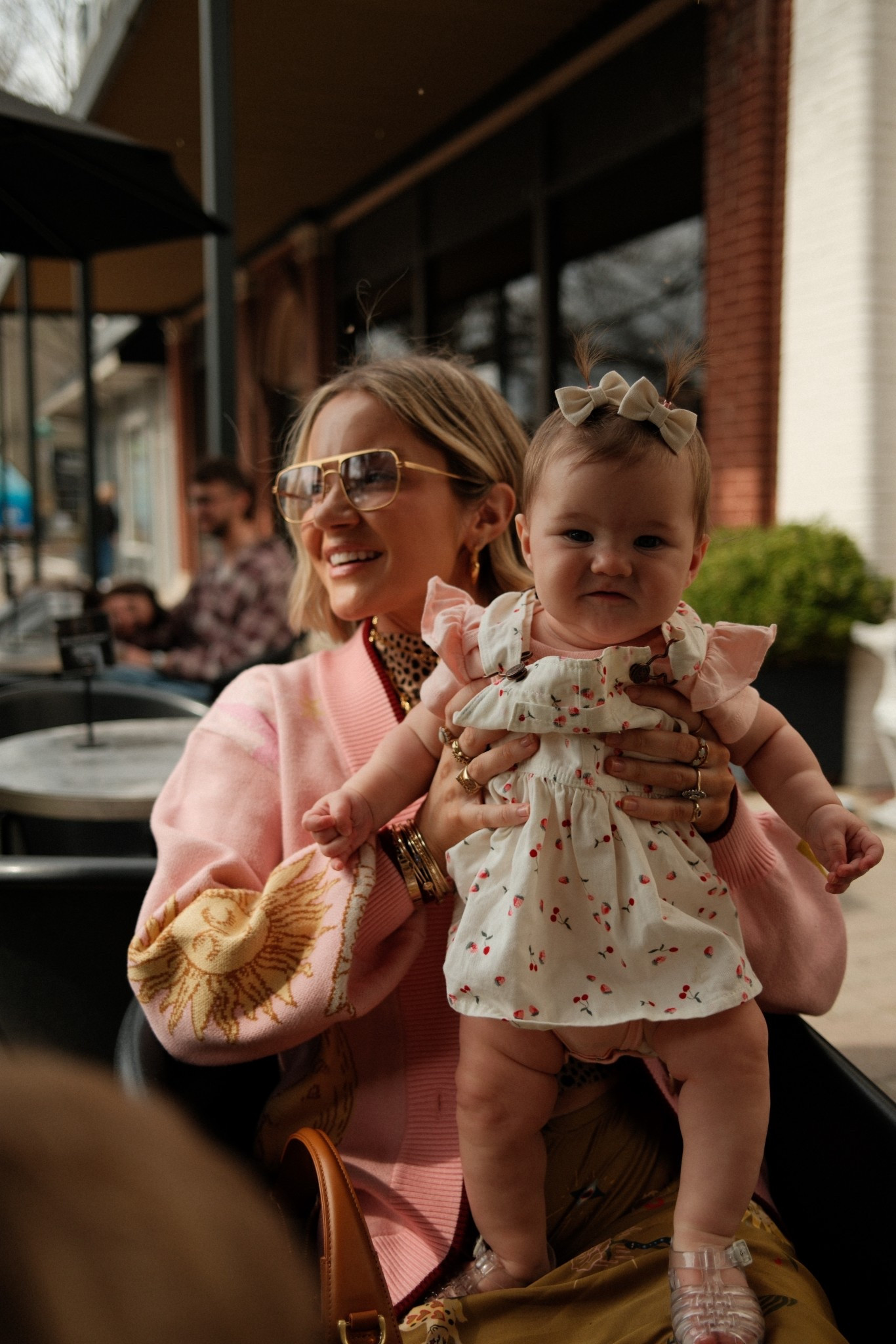 Baby girl overall outfit