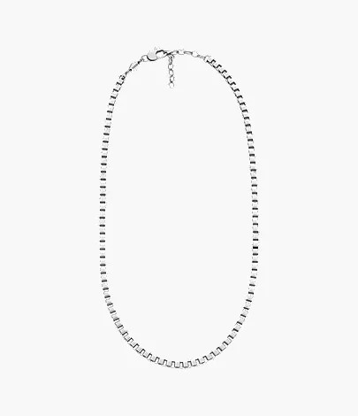 Core Chains Stainless Steel Chain Necklace | Fossil Canada