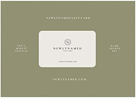 NewlyNamed Box Gift Card | Personalized Name Change After Marriage Kit | Amazon (US)