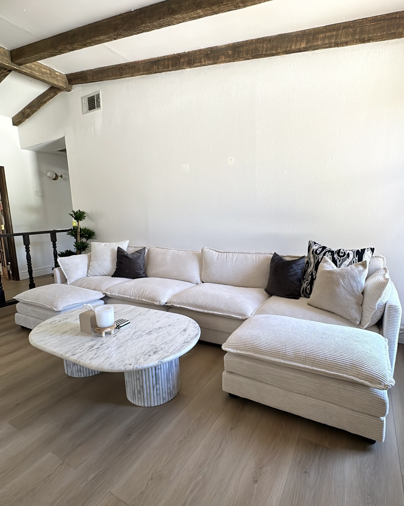 I took a leap of faith and bought a couch from Wayfair and I’m SO HAPPY I did. We needed a long couch to fill in our living room but I wanted a specific look. The ones I was eyeing from other sites were 5k+. I came across this one randomly and decided to order it because it was under $1200. Not only is it the look I was going for, it’s so comfortable!! My husband loves it too.

#LTKHome