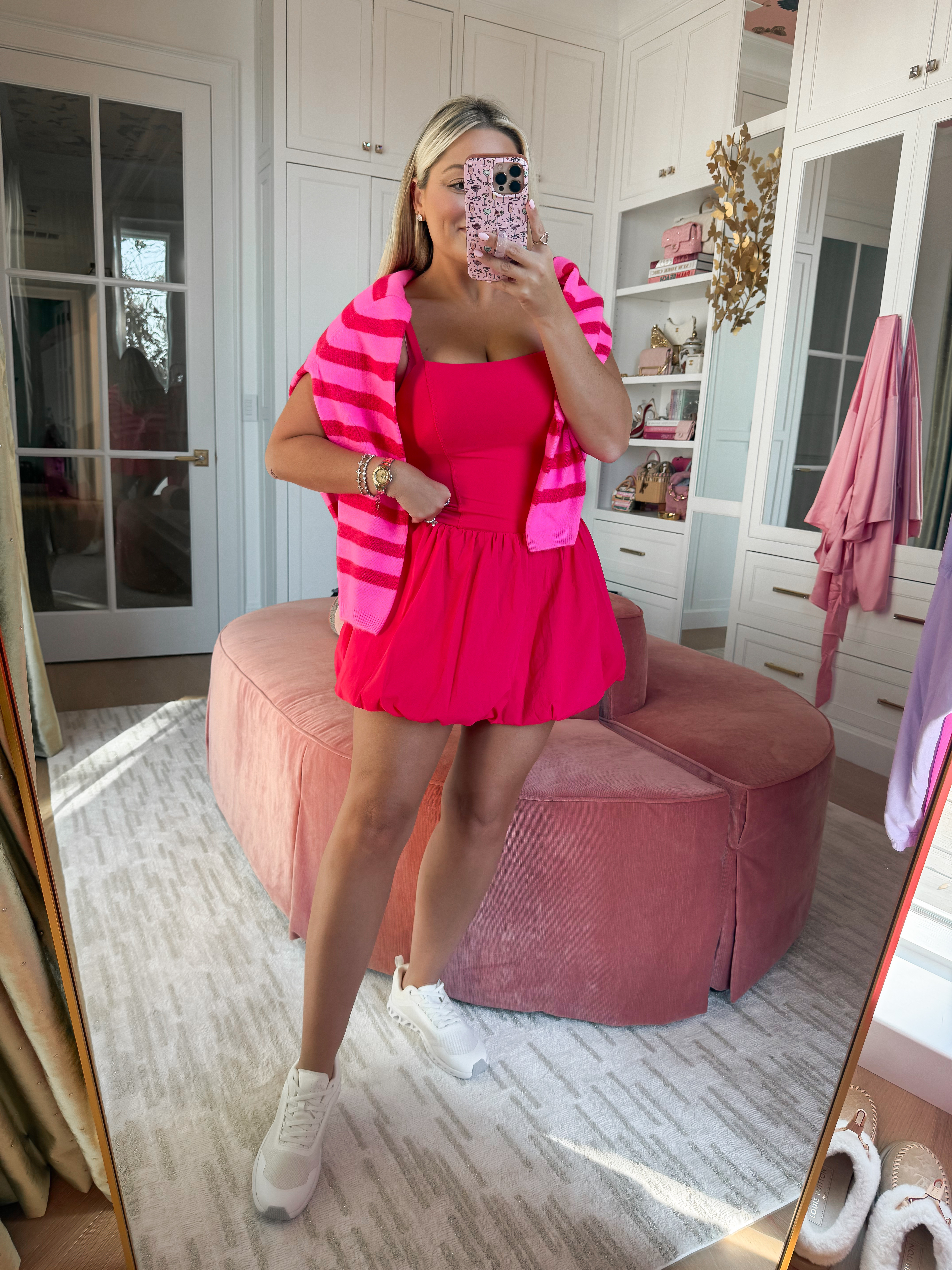 Pink activewear set 
Target try-on haul
Wearing size small in the cardigan and dress

#LTKgrwm #LTKootd