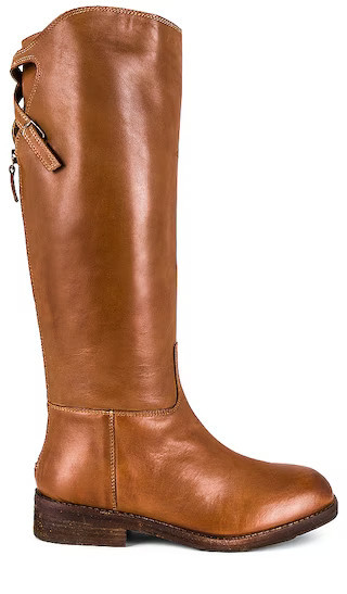 Free People Everly Equestrian Boot in Brown. - size 38.5 (also in 41) | Revolve Clothing (Global)
