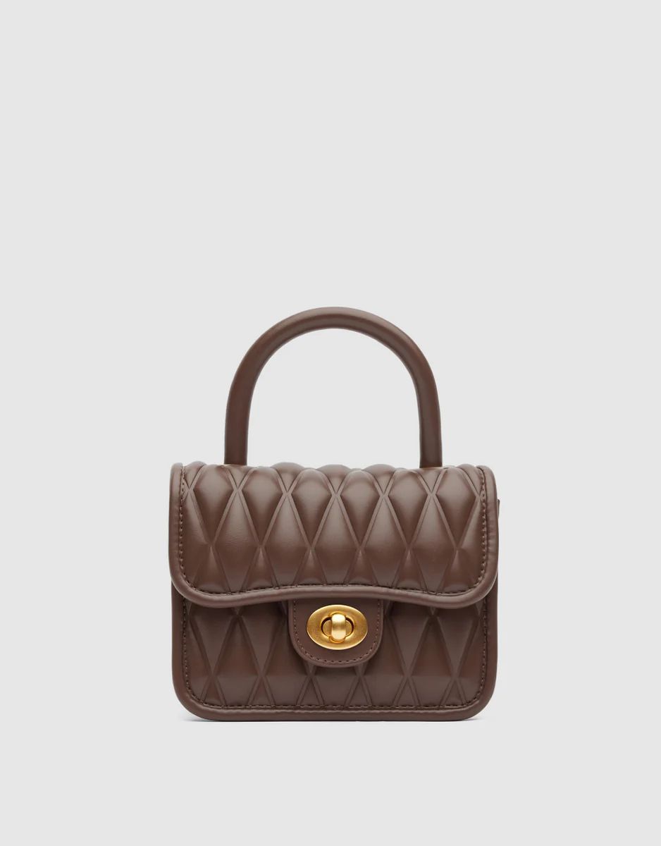 Quilted Shoulder Bag With Toggle Lock | Urban Revivo