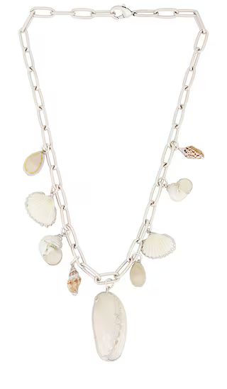 Aphrodite Shell Charm Necklace in Silver | Revolve Clothing (Global)