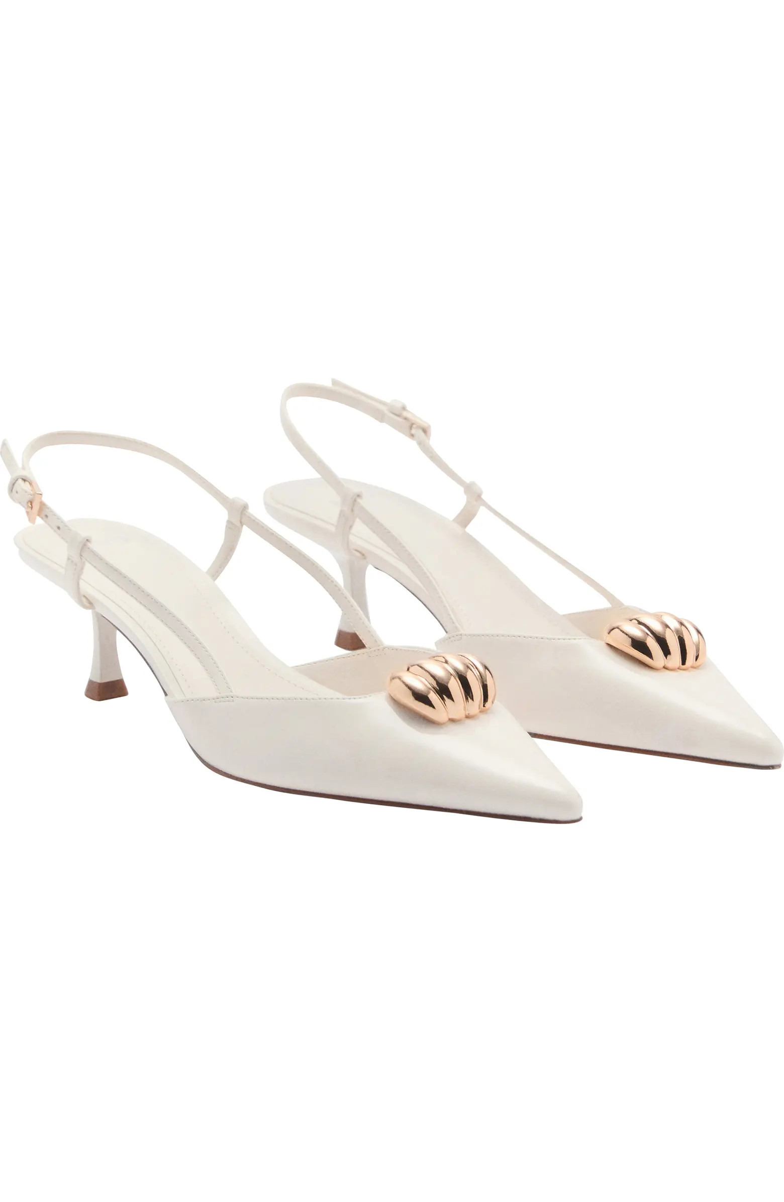 MANGO Pointed Toe Slingack Pump (Women) | Nordstrom | Nordstrom
