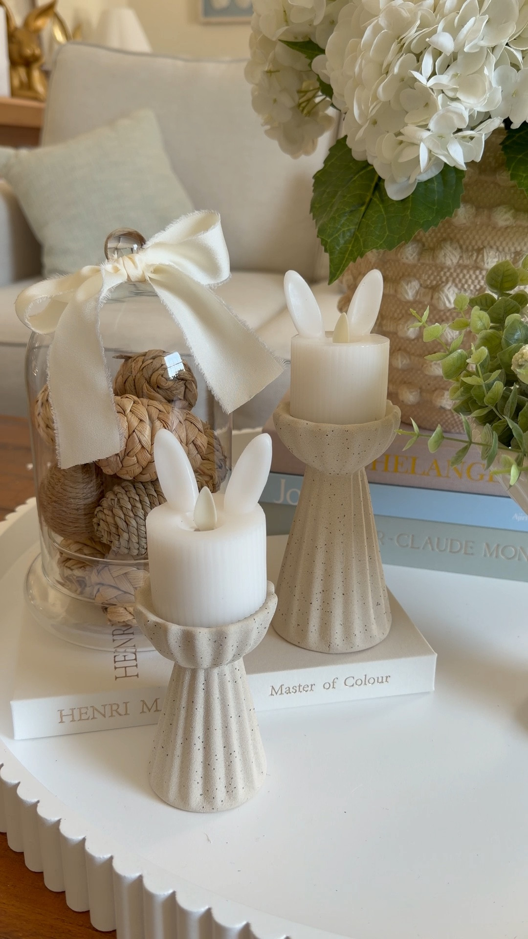 Putting together this centerpiece was easy because of my adorable new Easter candles from @luminaraworldwide! 

This blue bunny and white tea lights are the perfect accents for your Easter setup and they are truly my all-time favorite candles. 

They are the most realistic flameless candles out there and such high-quality, I’ve been using them for years. Which is your favorite?! 

#LTKspring #LTKHome #LTKSeasonal