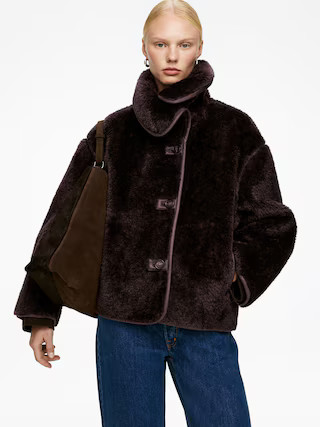 Short Pile Jacket – Brown – Women – ARKET GB | Arket UK