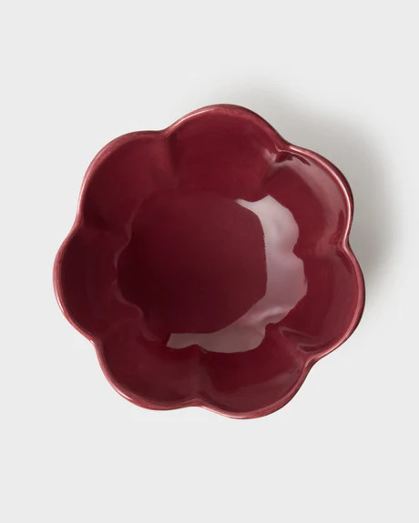 Fiore Bowl Burgundy | Cabana Magazine