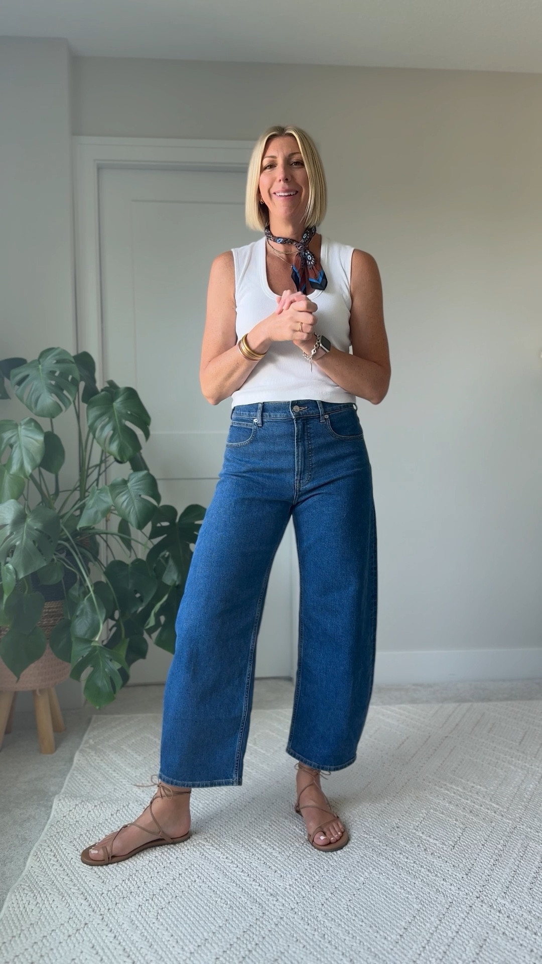 My go-to jeans for the summer months are these curvy fit jeans. I love the comfort stretch and the perfect crop fit to pair with sandals, flats, or a kitten heel I’m 5’10” and wearing a size 28 long

#LTKSaleAlert #LTKFindsUnder100 #LTKSummerEdit