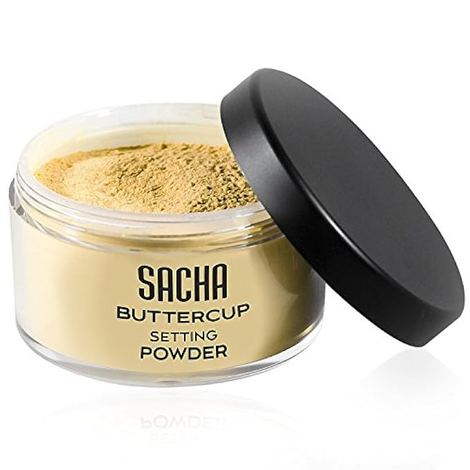 BUTTERCUP POWDER. No ashy flashback in selfies & photos. Flash-friendly loose face powder for Medium | Amazon (US)