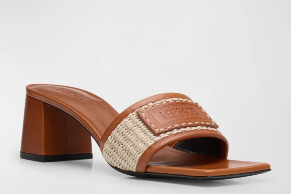Versace Athena woven sandals. On sale now. Gift for her. 

#LTKSeasonal #LTKGiftGuide #LTKHoliday