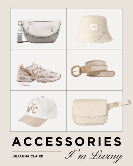 Accessories I am loving currently✨

Accessories // Bucket Hat // Belt Bag // Woven Leather Belt // NB 530 // Running Shoes // Lulu Bag // Alo Yoga // J.Crew Factory // Lululemon // Amazon Accessories 

#LTKStyleTip