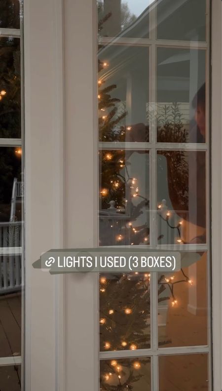 Christmas tree lights - I used 3 boxes 62.5 feet with 300 count 

#LTKfindsunder50 #LTKhome #LTKHoliday