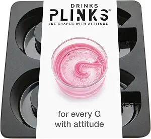 DRINKSPLINKS Personalized Letter G Monogram Ice Cube Mold - Silicone Ice Cube Mold Trays with Big... | Amazon (US)