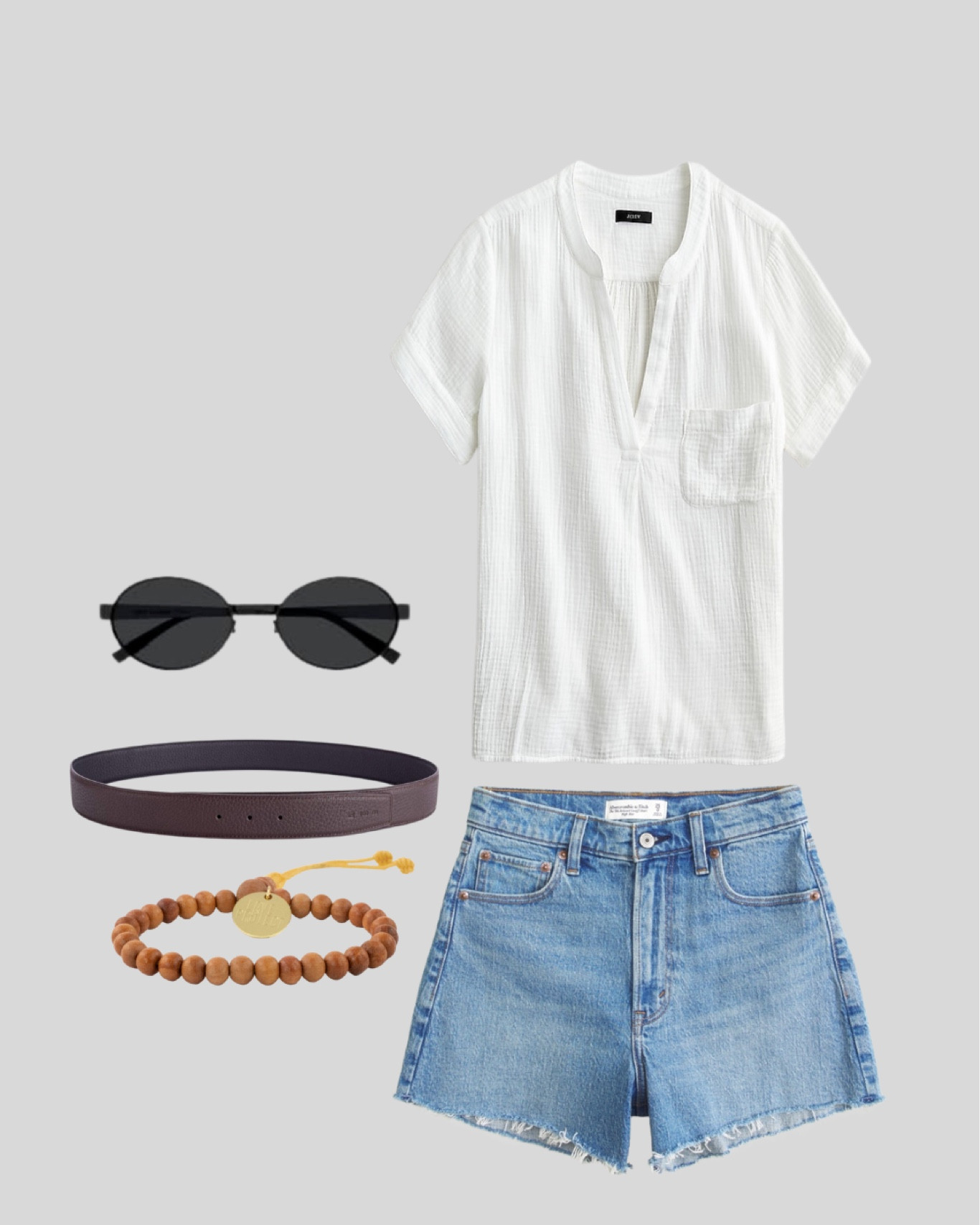 Jennifer Aniston outfits 
Spring outfits 
Summer outfits 
Casual outfits 
Easy outfits 
Casual style
Summer ootd
Jean shorts
Denim shorts
Brown leather belt
Black sunglasses #springoutfit #styletipsforwomen #capsulewardrobe #springoutfitideas #wheretoshop #howtostyleoutfits #springlook #abercrombiejeans #abercrombie
#capsulewardrobeoutfits #capsulecloset #comfychic #styleguideoftheweek #outfits #pinterestgirl #unchoutfitideas #whatimwearing #denimoutfits #casualchicoutfit
#letsgetdressed 
#2024fashion
#Itkstyletip

#LTKstyletip