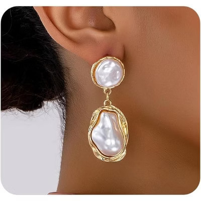 Wedding & Prom Pearl Dangle Earrings | Target