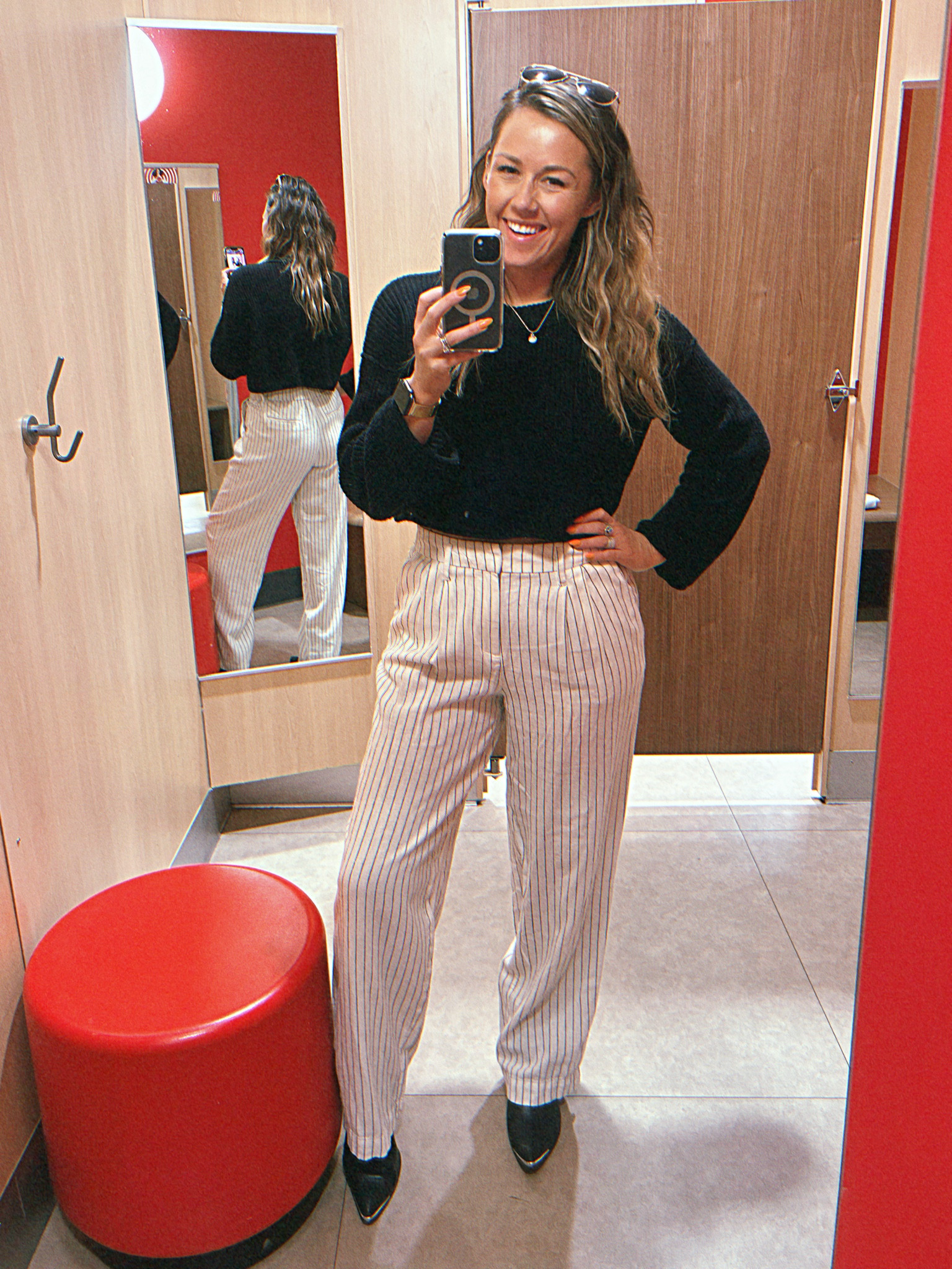 Target workwear haul. Love these three items SO much! 

I am a size 8 & I’m wearing small white top, med work jogger, small stripe linen work pants 

#LTKworkwear #LTKmidsize #LTKstyletip