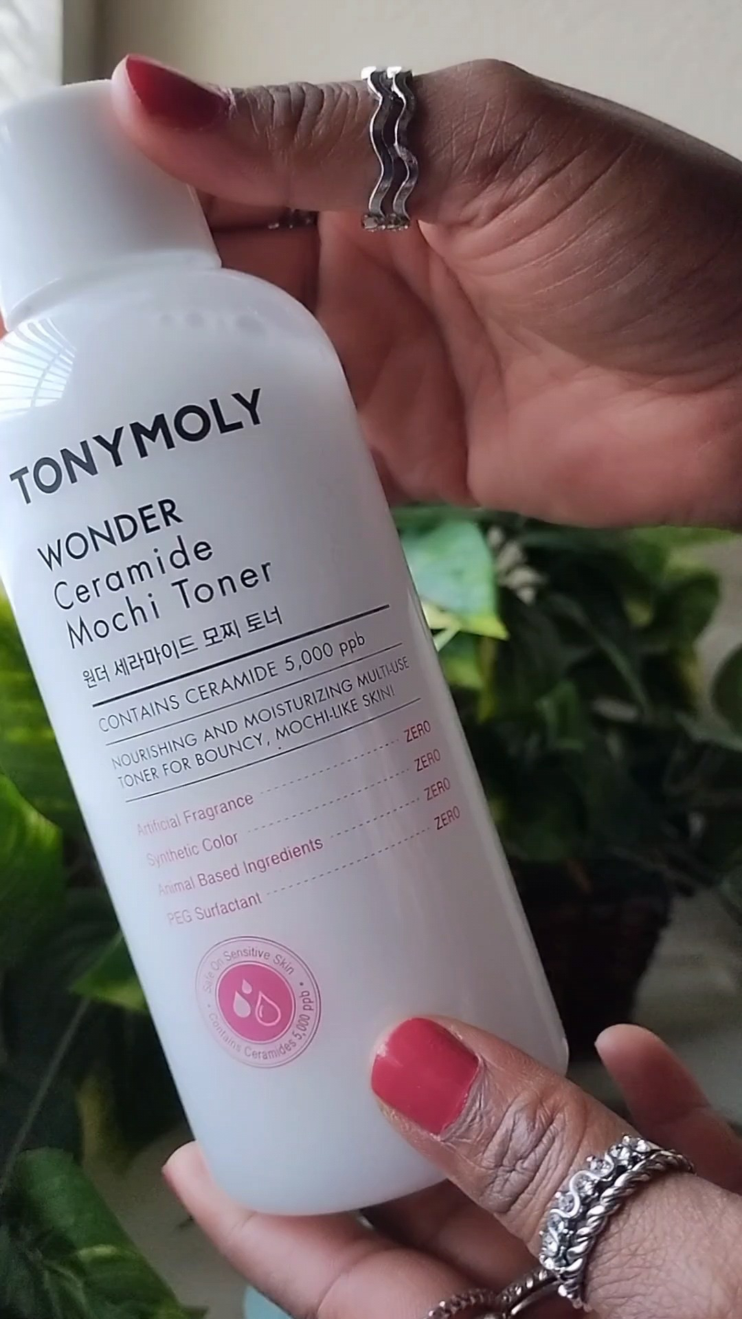 Right now I'm enjoying this creamy ceramide mochi toner by TONYMOLY.🤍 It's super milky, moisturizing and lightweight. It works well under my face creams and it absorbs easily into my skin. My face is left looking refreshed, smooth and bright! I demonstrated it on my hand, check it out.

#LTKBeauty #LTKmorningroutine #LTKselfcare