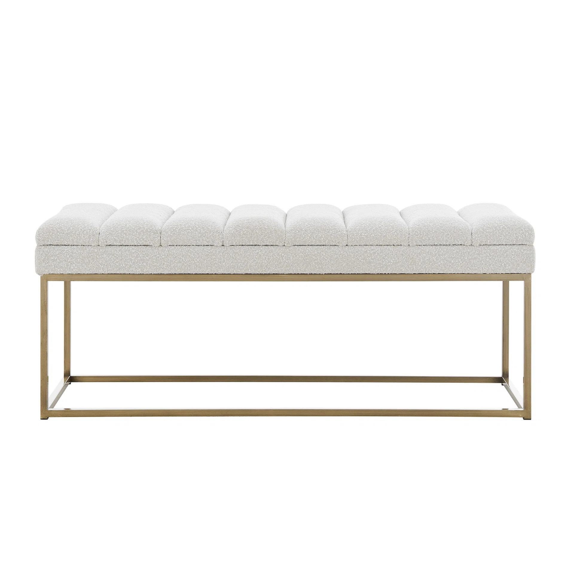 Everly Quinn Georgenia Boucle Upholstered Bench & Reviews | Wayfair | Wayfair North America