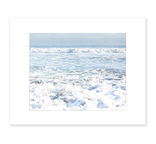 Blue Beach Art, Ocean Waves Coastal Decor, Seascape Wall Art, California Beach House Pictures, 8x10  | Amazon (US)