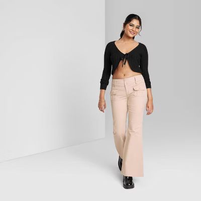 Women's Low-Rise Flare Chino Pants - Wild Fable™ | Target