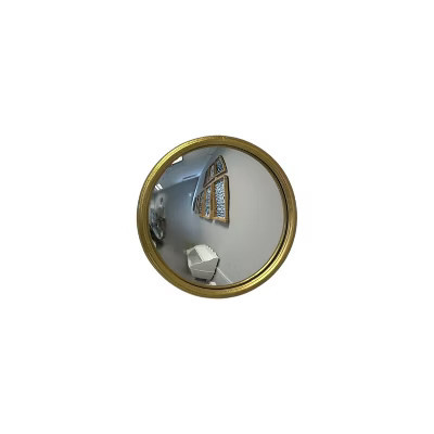 Slickblue Gold Convex Mirror 10-12" Metal Frame Decorative Wall Accent for Living Room or Entryway, Small | Target