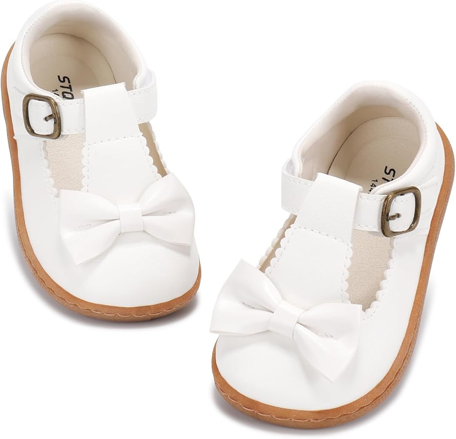 Wide Little Girls Mary Jane Shoes T-Strap Toddler Girls Dress Shoe for Easter Halloween Christmas... | Amazon (US)