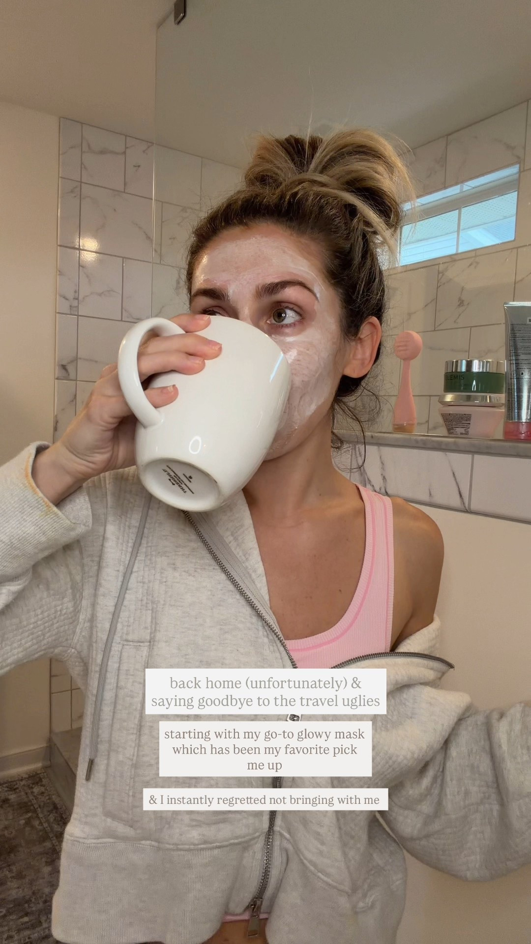 Back home and went straight for my favorite 20 min glowy mask! ✨👏🏼 it’s been my instant pick me and I immediately regretted not packing this! 

#LTKselfcare #LTKTravel #LTKBeauty