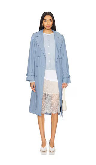 Blaire Trench in Sky | Revolve Clothing (Global)
