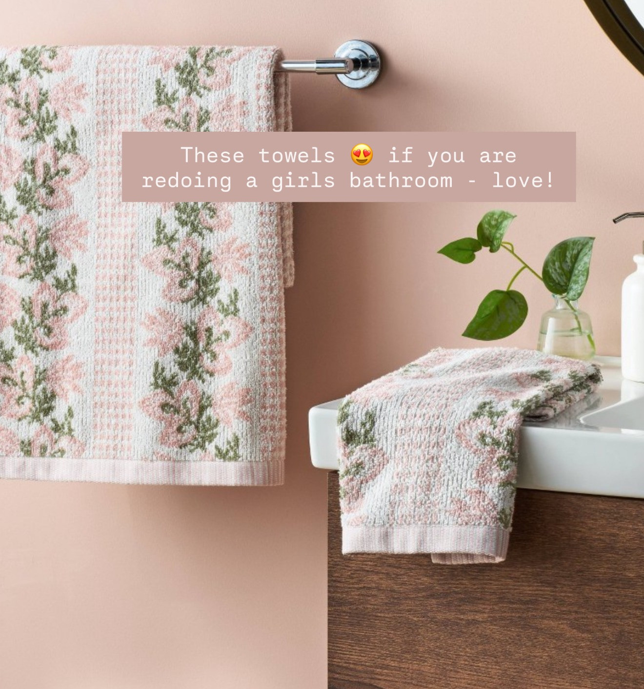 Cannot believe these towels are from Target! And, they are on sale! So cute for a girls' bathroom!

Loverly Grey, Target, Target home, bath towels, hand towels, girls bathroom, floral towels 

 #LTKHome