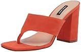 Nine West Women's Gogo Heeled Sandal, Orange Suede, 5 | Amazon (US)