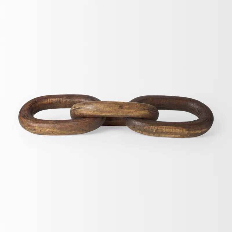 Joss & Main Artemi Large Wood Chain Link | Wayfair | Wayfair North America