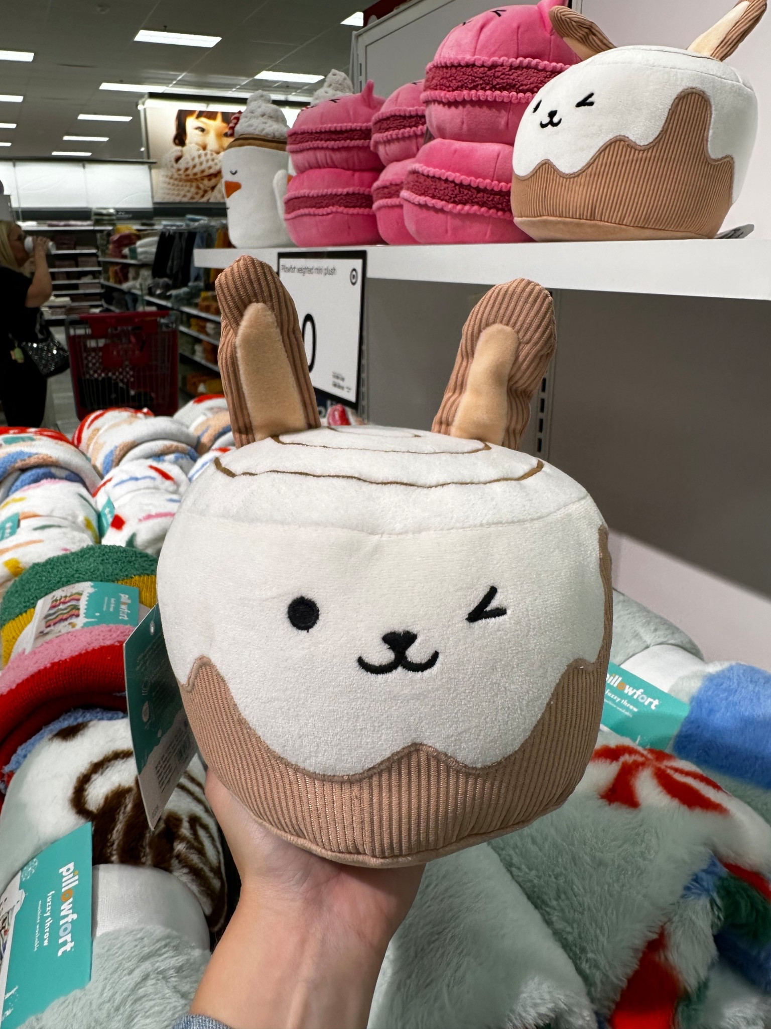 Okay but… how stinkin’ cute is this Pillowfort holiday plush?! 🐰✨ It’s a little bunny cinnamon roll and it even has the sweetest wink. These weighted minis are perfect for cozy cuddles, holiday movie marathons, or adding a playful touch to your kids’ rooms (or let’s be honest… your couch 😍).

Run, don’t walk — the Pillowfort holiday collection always goes fast! 🎄
#TargetHoliday #LTKHoliday #Pillowfort

#LTKHome #LTKSeasonal #LTKKids