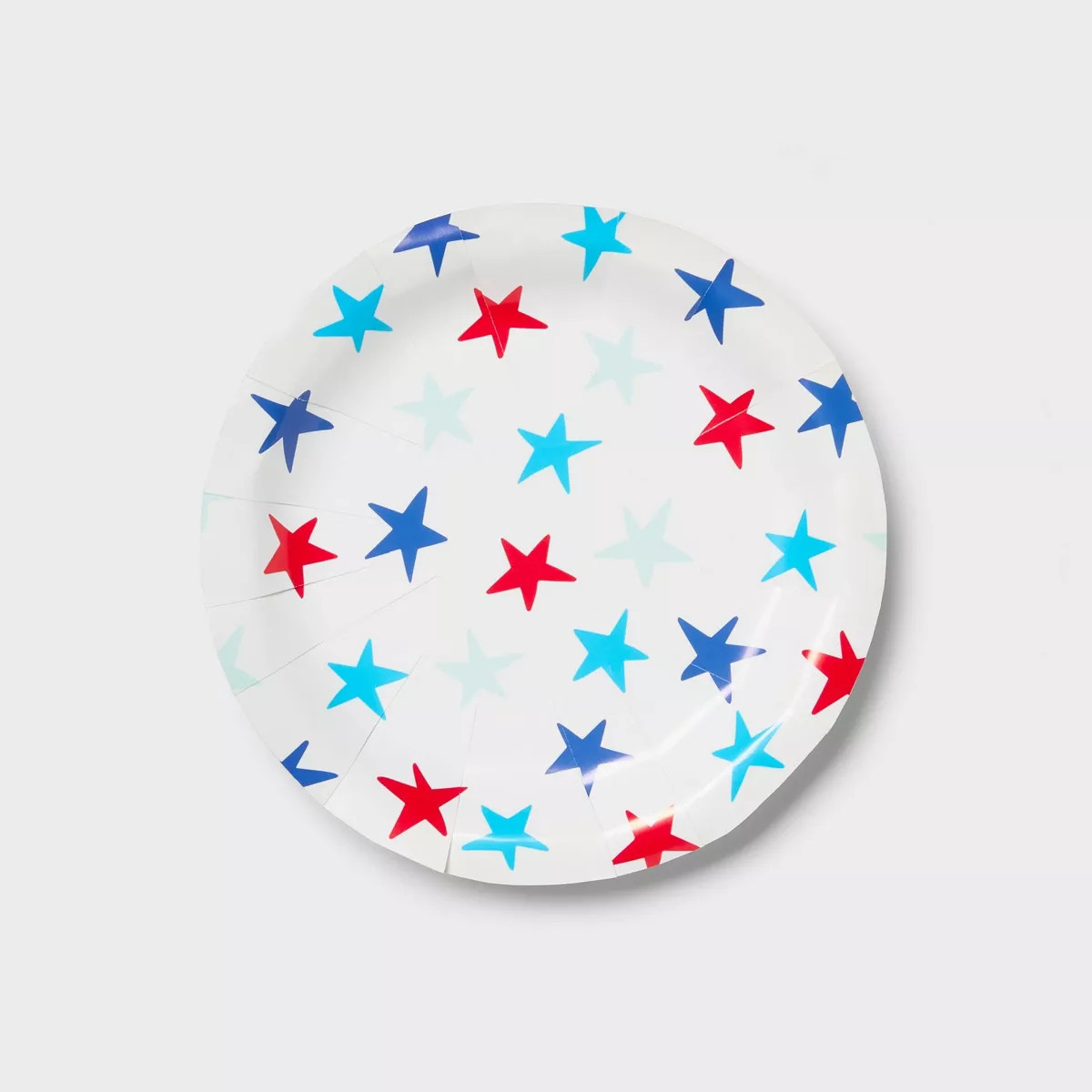 Red Blue Star Disposable Plates 6.8"x6.8" - 20ct - Sun Squad™ | Target
