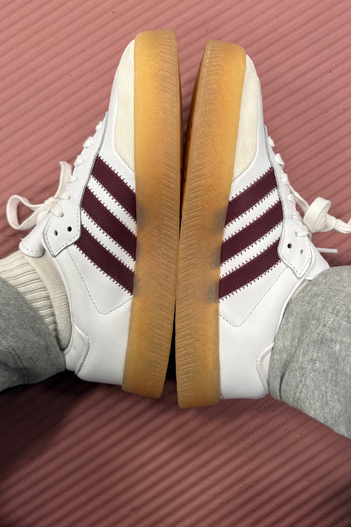 Samba upgrade.

Meet my new bae - the Sambae - the OG samba with a platform. 

Size down! They run big. I’m an 8 and got a 7.5 and still have room with a thick sock. 

#LTKShoeCrush #LTKMostLoved #LTKActive