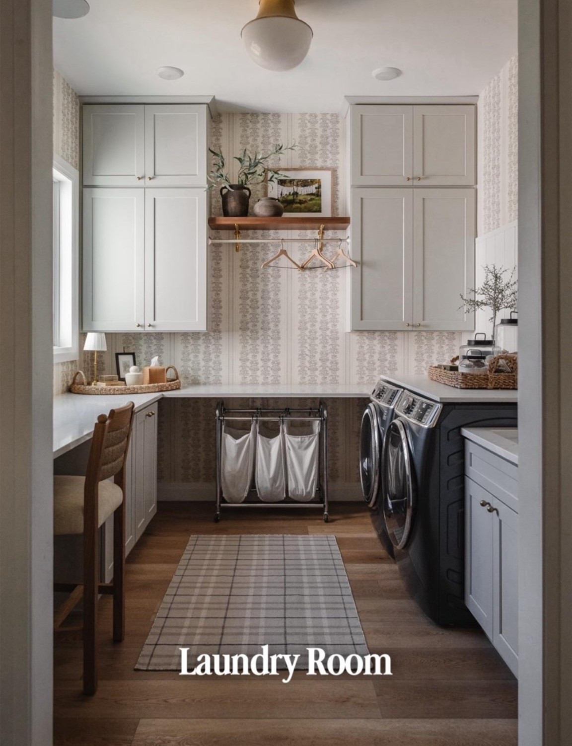 Laundry room links🤍


Laundry room, laundry room decor, organization, hamper, rolling hamper, wallpaper, laundry room ideas, laundry room refresh, rug, open shelves
